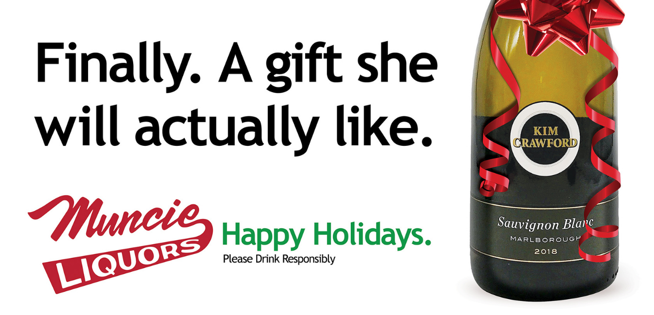 A gift she will actually like - muncie liquor campaign