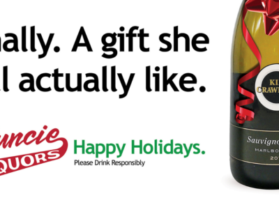A gift she will actually like - muncie liquor campaign