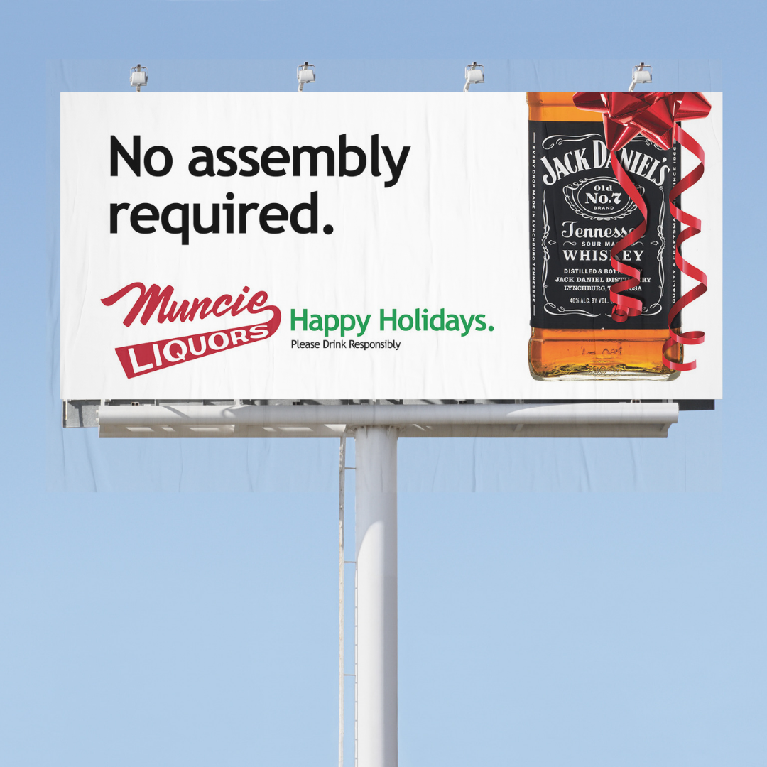 Muncie Liquor –  Holiday Billboard Campaign
